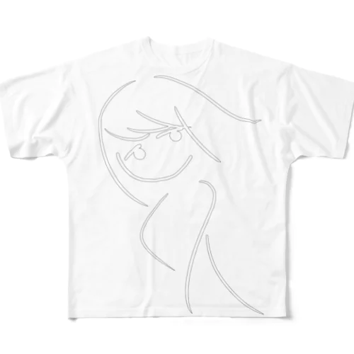 SPRING GIRL All-Over Print T-Shirt