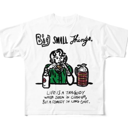 BIG little things フルグラフィックTシャツ