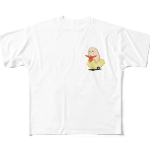天ぷライドオン All-Over Print T-Shirt