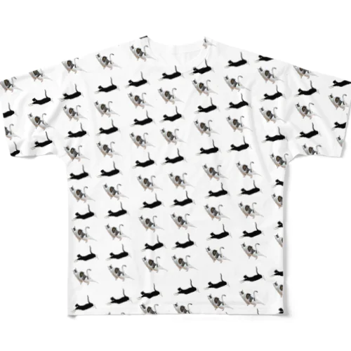 くろまめととうふ All-Over Print T-Shirt