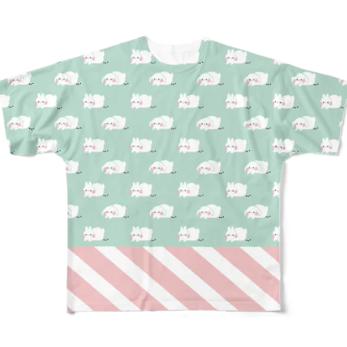 usacoro うさぎのうんち All-Over Print T-Shirt