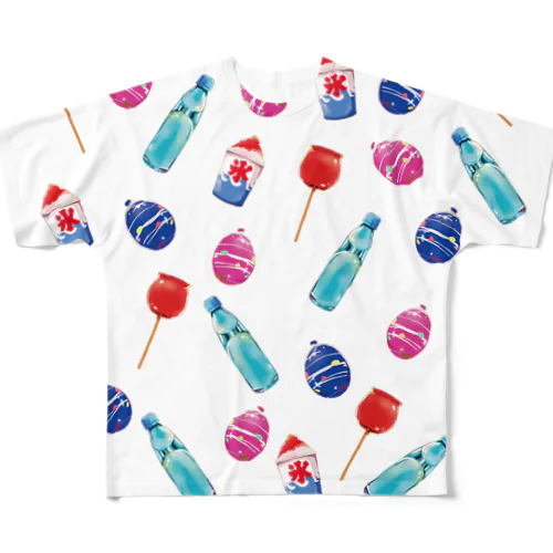 夏祭りの思い出 All-Over Print T-Shirt