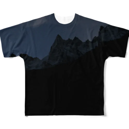Contrail-France フルグラフィックTシャツ