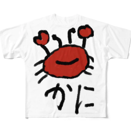 かに All-Over Print T-Shirt