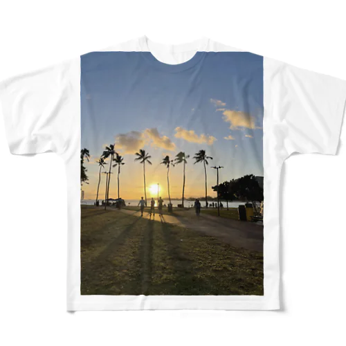 SUN SET フルグラフィックTシャツ