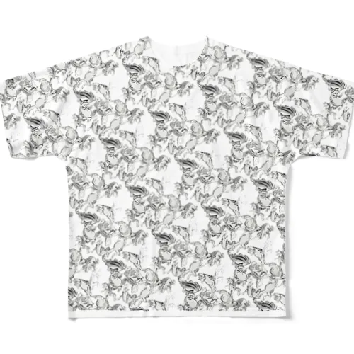 ちょうじゅうぎが All-Over Print T-Shirt