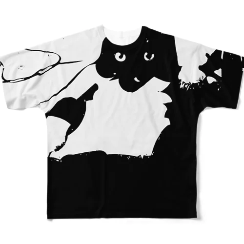 ra-fu-cat フルグラフィックTシャツ