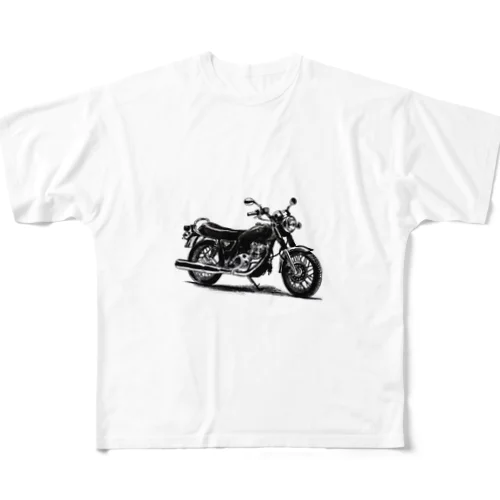 バイク All-Over Print T-Shirt