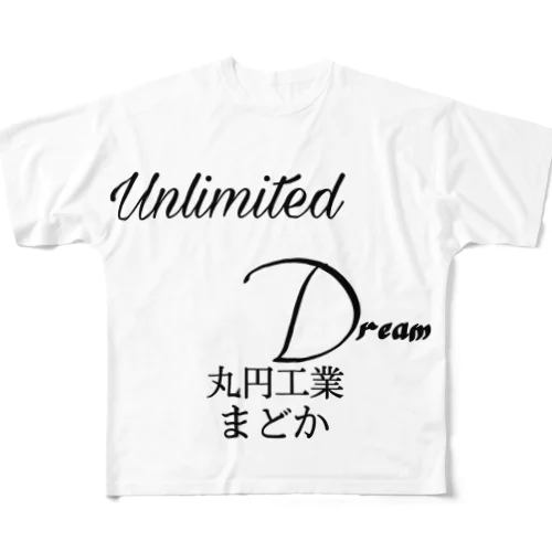 Unlimiteddream まどか フルグラフィックTシャツ