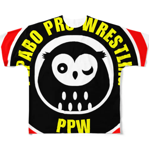 【公式グッズ】PPW(Pepabo Pro-Wrestling) フルグラフィックTシャツ