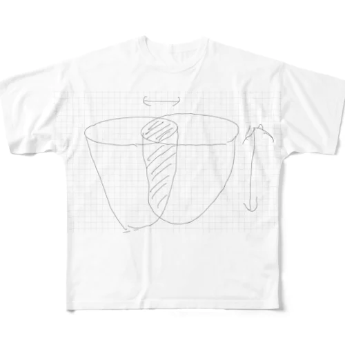 ベン図Tシャツ All-Over Print T-Shirt