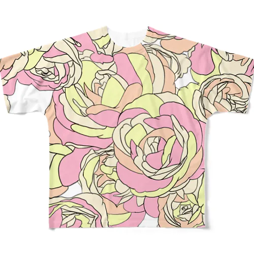 花02 All-Over Print T-Shirt