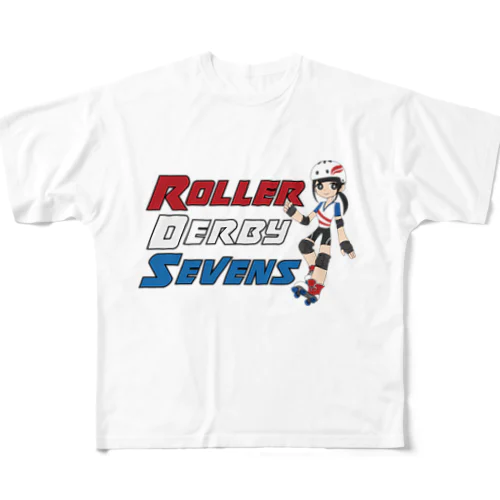 Roller Derby Sevens フルグラフィックTシャツ