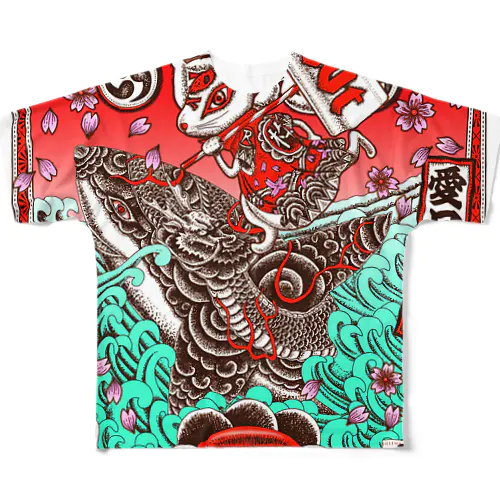 白兎 All-Over Print T-Shirt