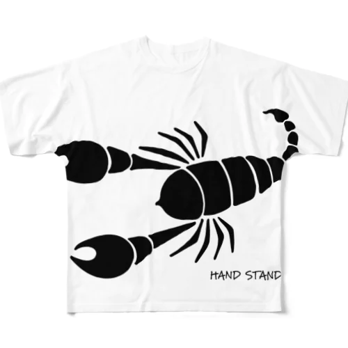 HAND   STAND サソリ All-Over Print T-Shirt