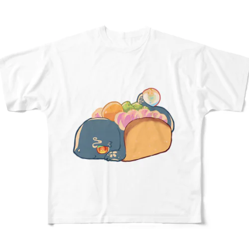 さくらずんだ フルグラフィックTシャツ