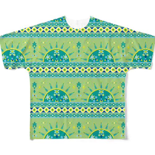 SUN All-Over Print T-Shirt