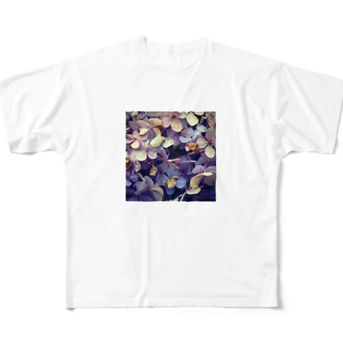 hydrangea フルグラフィックTシャツ