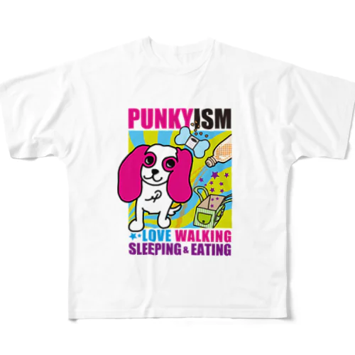PUNKYISM　パンキズム 풀그래픽 티셔츠