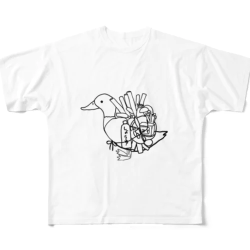 カモネギちゃん フルグラフィックTシャツ