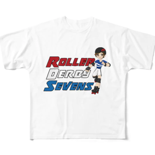Roller Derby Sevens (Nanasuke) フルグラフィックTシャツ