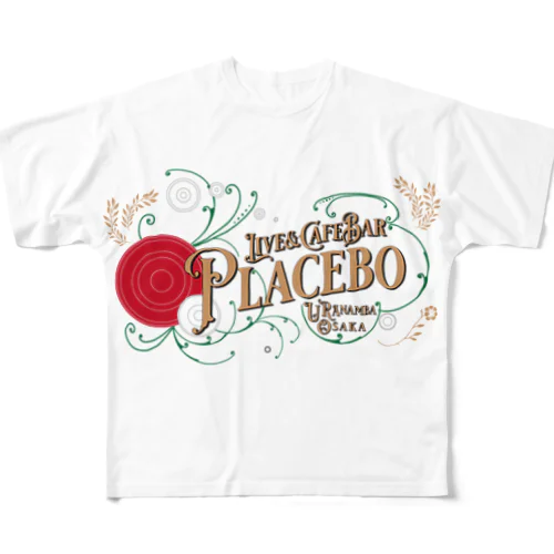 PLACEBO LOGO フルグラフィックTシャツ