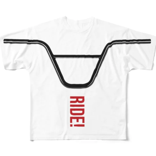 RIDE! フルグラフィックTシャツ