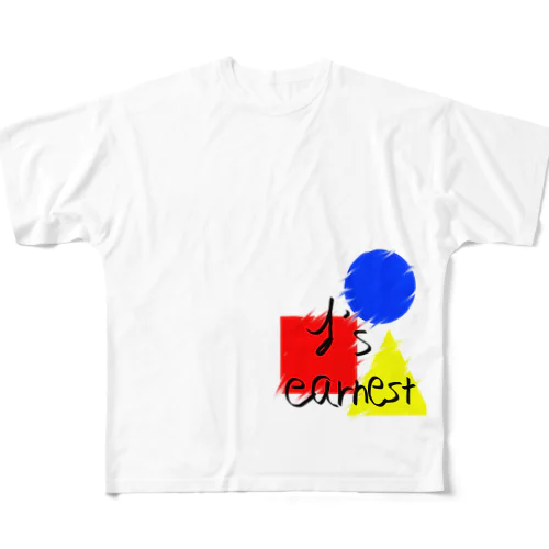 華やかY's All-Over Print T-Shirt