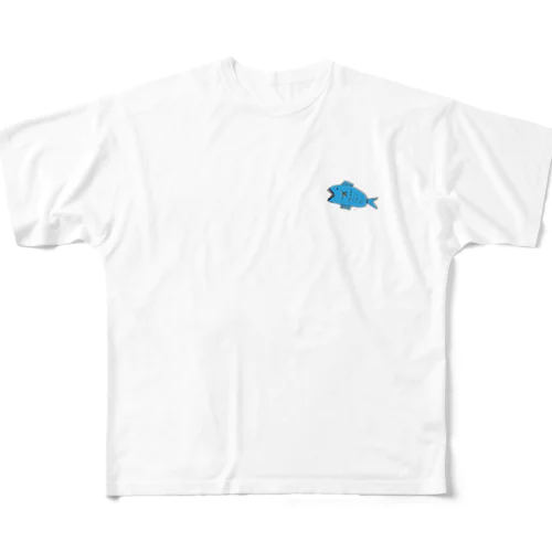 ラッキーアイテムは魚です。 풀그래픽 티셔츠