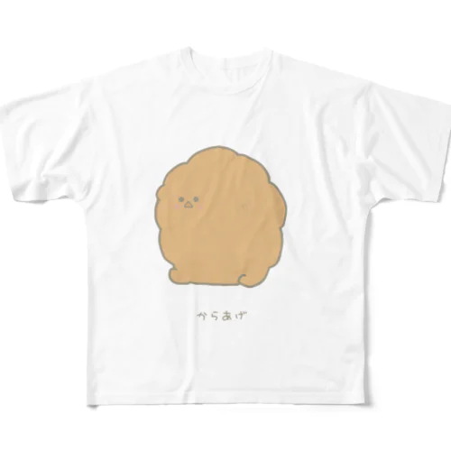 からあげのチキ君 フルグラフィックTシャツ