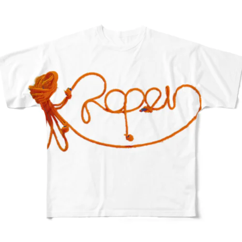 Roper orange フルグラフィックTシャツ