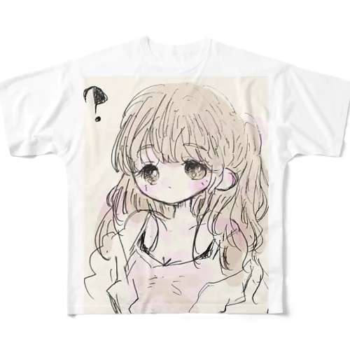 ふわふわがーる フルグラフィックTシャツ