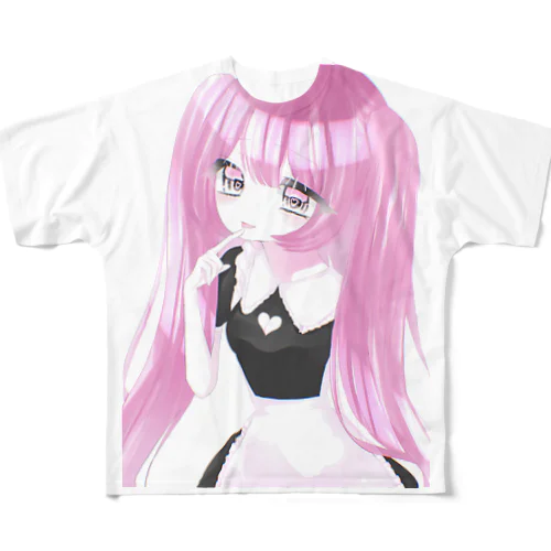 ひにゃ フルグラフィックTシャツ