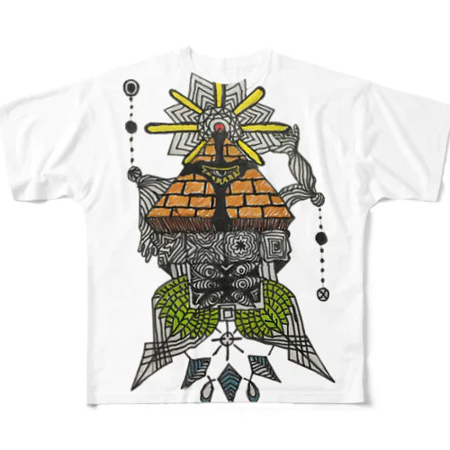 トライガングル All-Over Print T-Shirt