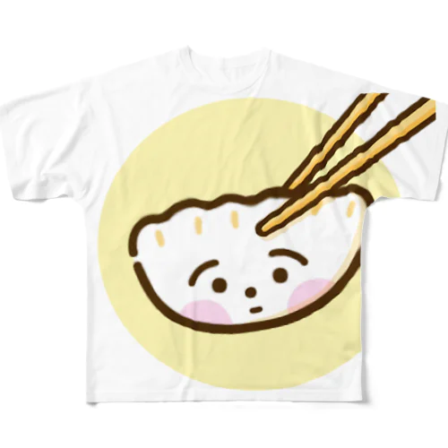 ぎょーざわくん フルグラフィックTシャツ