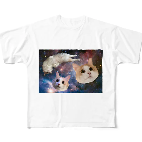 宇宙を旅する風太 All-Over Print T-Shirt