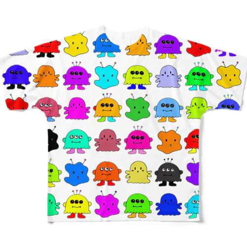 ALL STARS ver.┃Kawaii Monsters フルグラフィックTシャツ