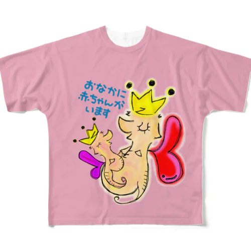 Maternity mark Normal フルグラフィックTシャツ