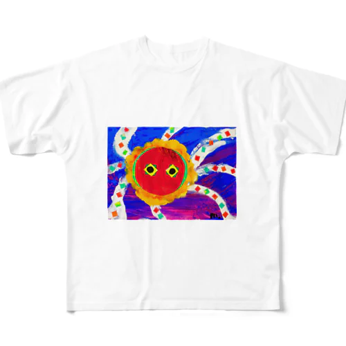 太陽の All-Over Print T-Shirt