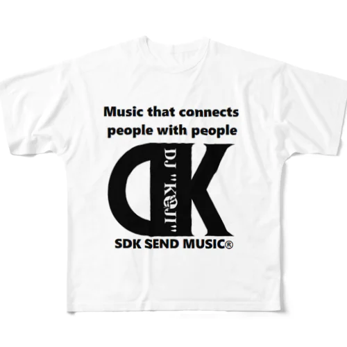 DJ"KOJI" フルグラフィックTシャツ