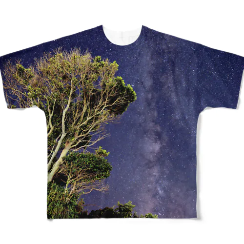 天の川銀河002 フルグラフィックTシャツ