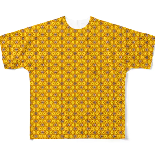 ヒマすぎるが故に出来た柄。 All-Over Print T-Shirt