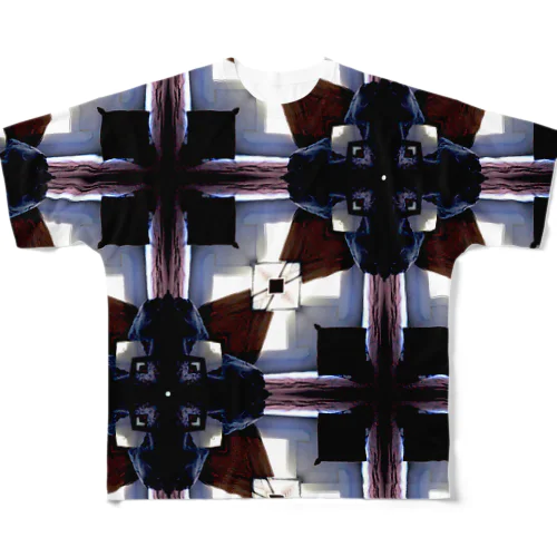 バックパッカーズのベットから見た景色 All-Over Print T-Shirt