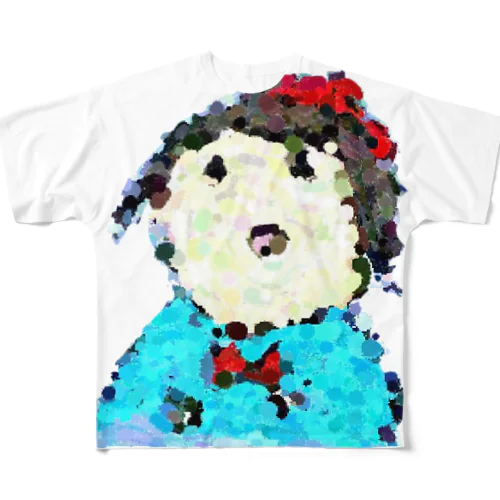 ムームーはるちゃん_ポリゴン.ver All-Over Print T-Shirt