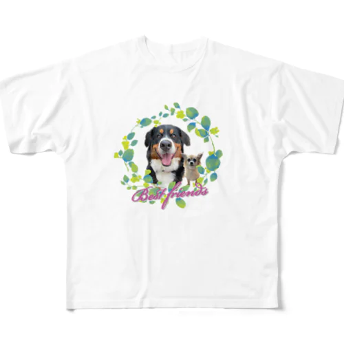 チワバニちゃん(ダブルトーン) フルグラフィックTシャツ