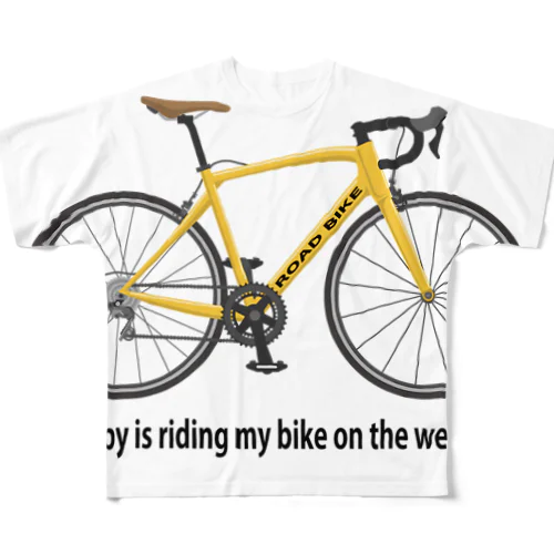 趣味は週末のロードバイク All-Over Print T-Shirt