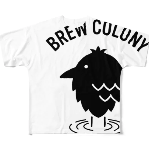 BREW COLONY　カラップ君　グッズ All-Over Print T-Shirt