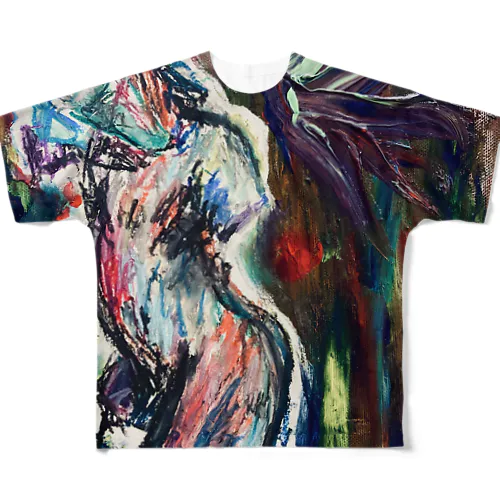 心だけの天使 All-Over Print T-Shirt