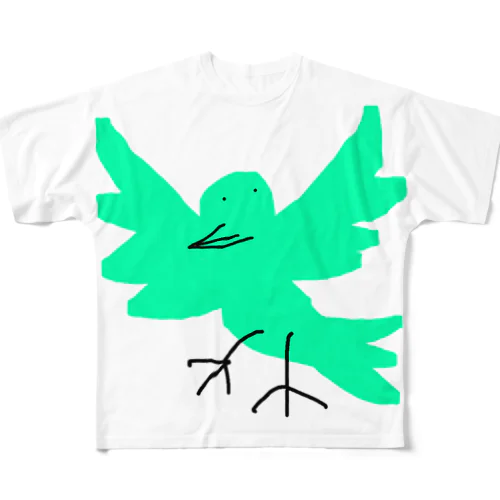 鶏ノ宮鳥仁(アナザーカラー) フルグラフィックTシャツ