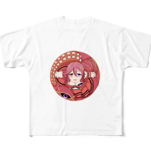 まんまるテンタクル七海 フルグラフィックTシャツ